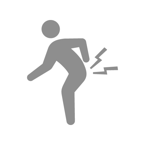 腰痛のシルエット