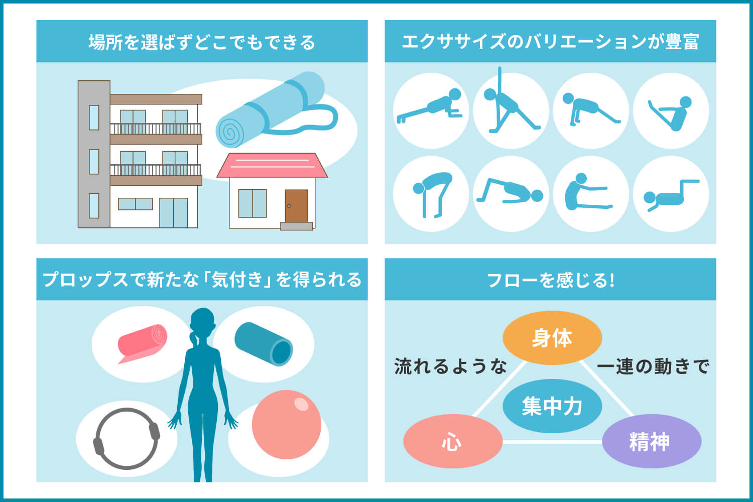マットピラティスの魅力