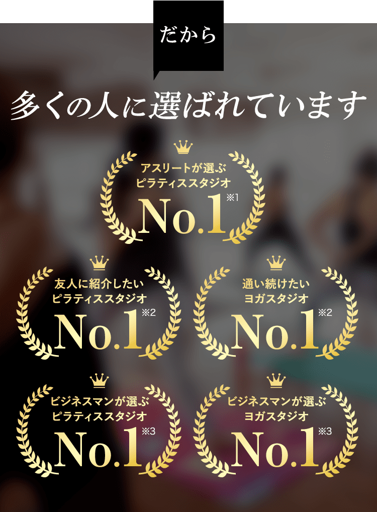 だから多くの人に選ばれています