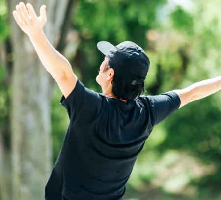 深い呼吸で、内臓も元気に