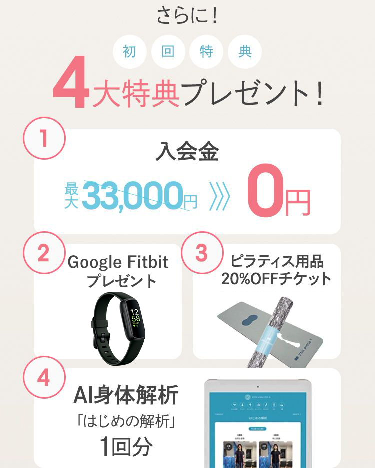 さらに！初回特典4大特典プレゼント！